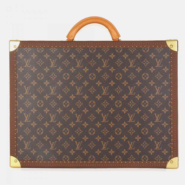 Pre Owned Louis Vuitton Monogram Canvas Bisten 55