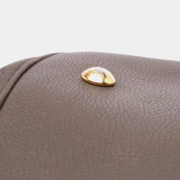 Pre Owned Louis Vuitton Brown Monogram Mahina XL Hobo