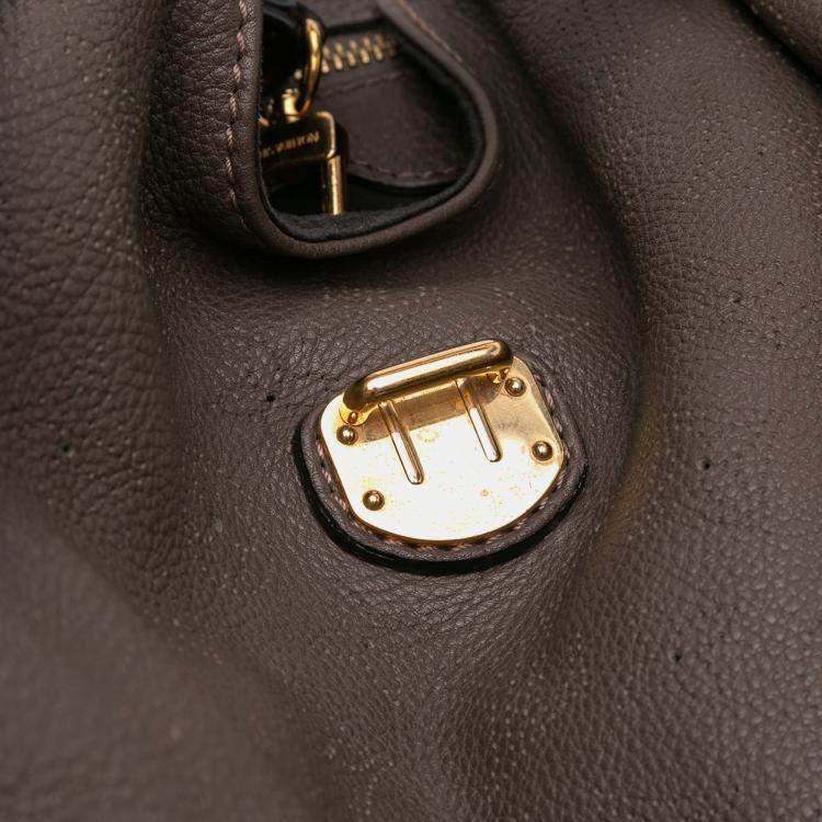 Pre Owned Louis Vuitton Brown Monogram Mahina XL Hobo
