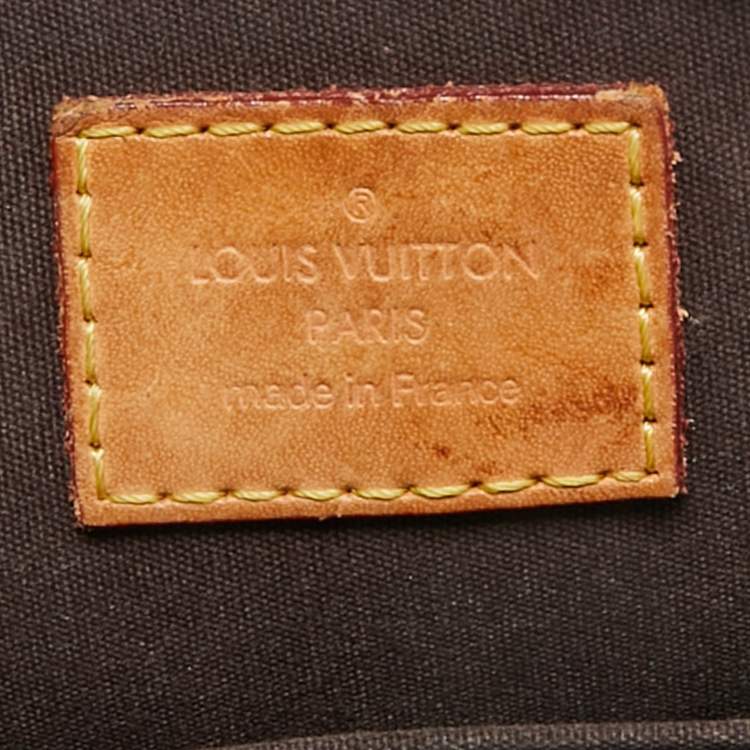 Pre Owned Louis Vuitton Amarante Monogram Vernis Alma BB Bag