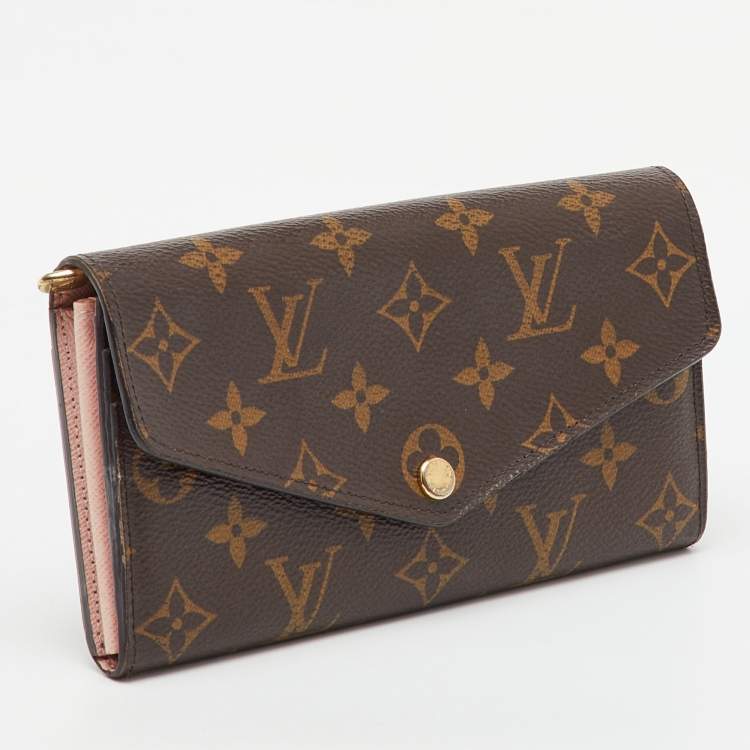 Pre Owned Louis Vuitton Monogram Canvas Sarah Wallet