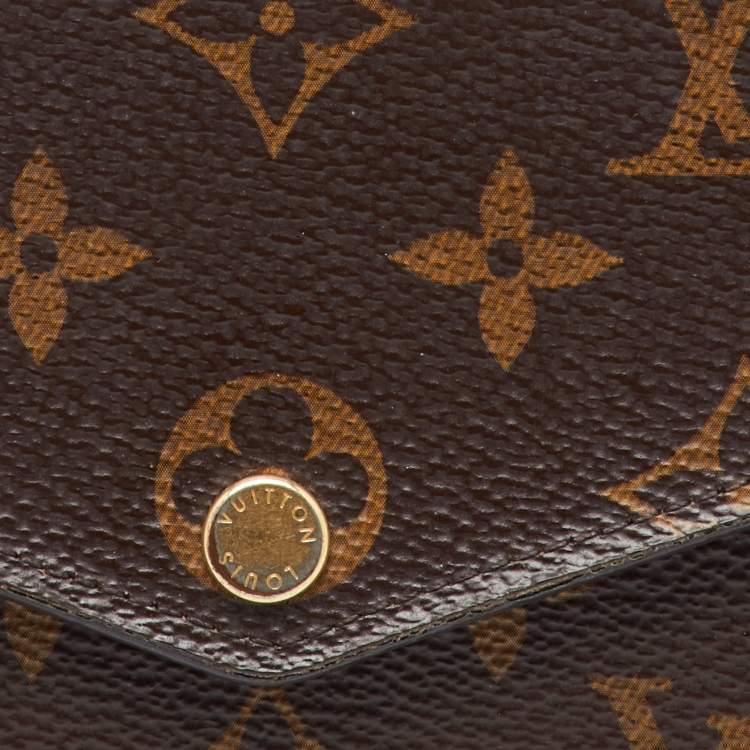 Pre Owned Louis Vuitton Monogram Canvas Sarah Wallet