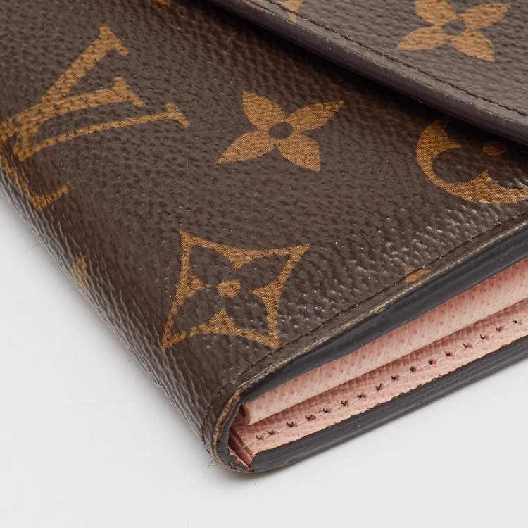 Pre Owned Louis Vuitton Monogram Canvas Sarah Wallet