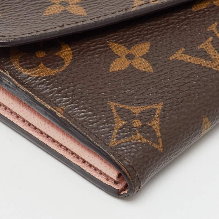 Pre Owned Louis Vuitton Monogram Canvas Sarah Wallet