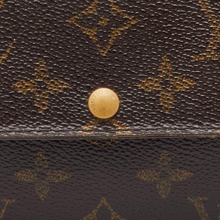 Pre Owned Louis Vuitton Monogram Canvas Sarah Long Wallet
