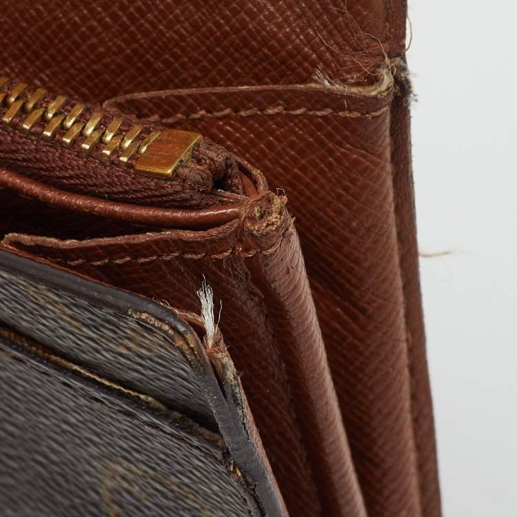 Pre Owned Louis Vuitton Monogram Canvas Sarah Long Wallet