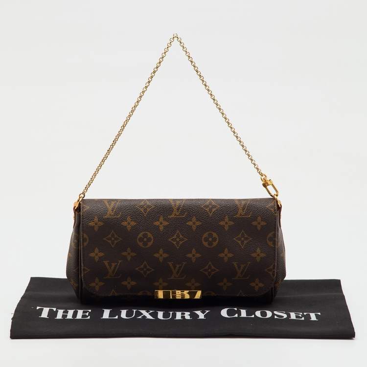 Pre Owned Louis Vuitton Monogram Canvas Favorite MM Bag