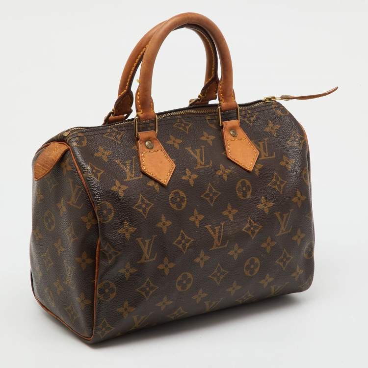 Pre Owned Louis Vuitton Monogram Canvas Speedy 25 Bag