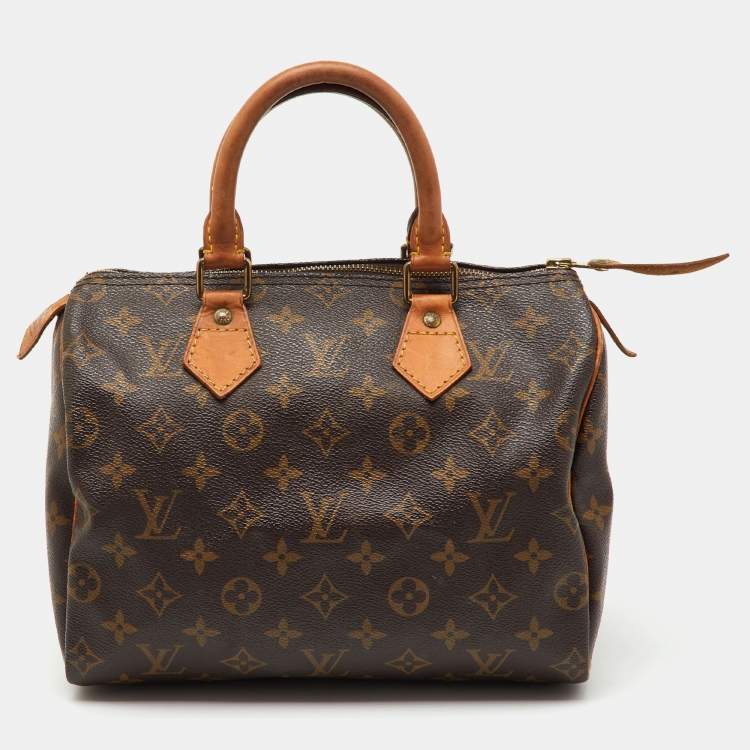 Pre Owned Louis Vuitton Monogram Canvas Speedy 25 Bag