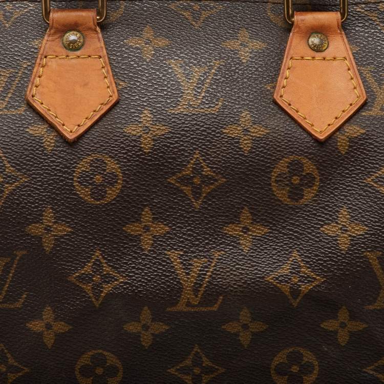 Pre Owned Louis Vuitton Monogram Canvas Speedy 25 Bag