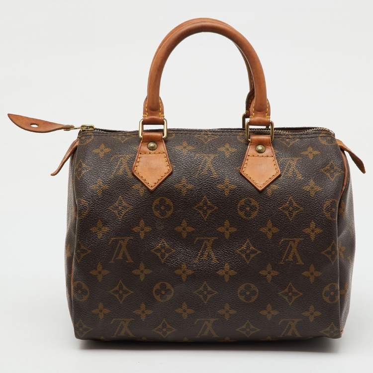 Pre Owned Louis Vuitton Monogram Canvas Speedy 25 Bag