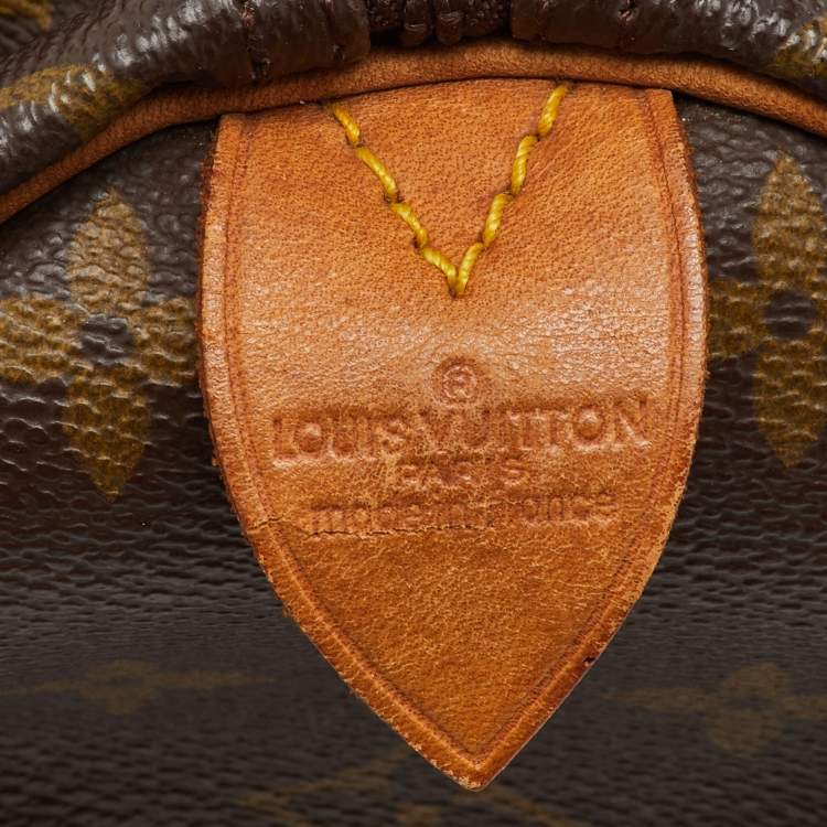 Pre Owned Louis Vuitton Monogram Canvas Speedy 30 Bag