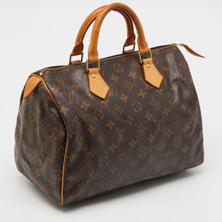 Pre Owned Louis Vuitton Monogram Canvas Speedy 30 Bag