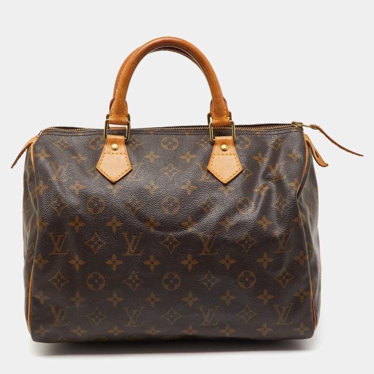 Pre Owned Louis Vuitton Monogram Canvas Speedy 30 Bag