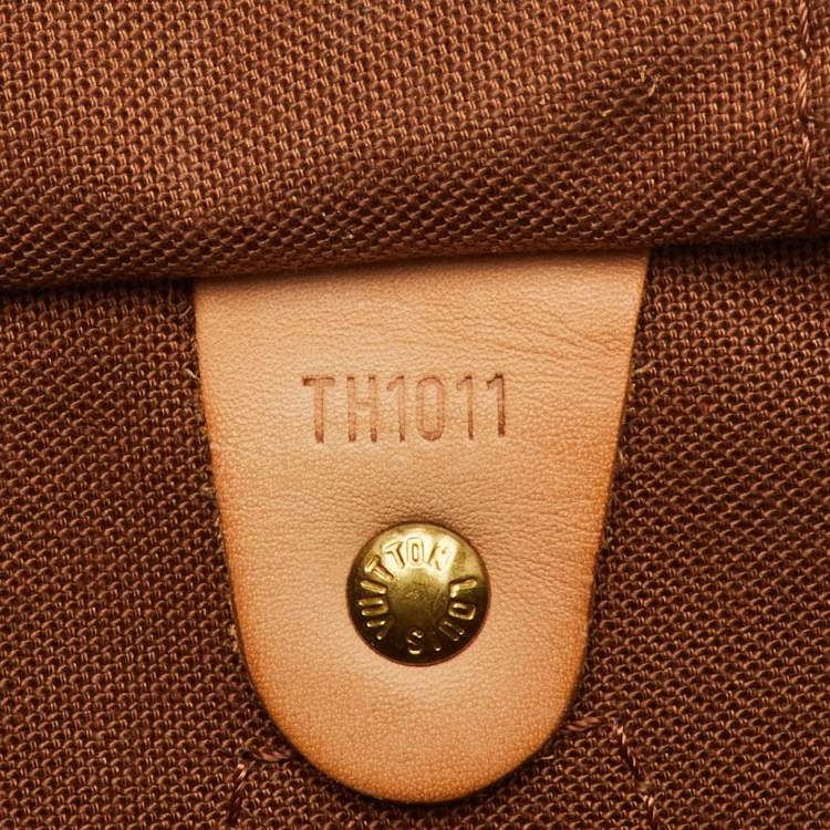 Pre Owned Louis Vuitton Monogram Canvas Speedy 30 Bag