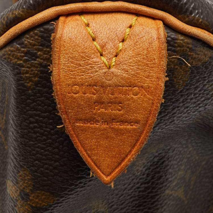 Pre Owned Louis Vuitton Monogram Canvas Speedy 30 Bag