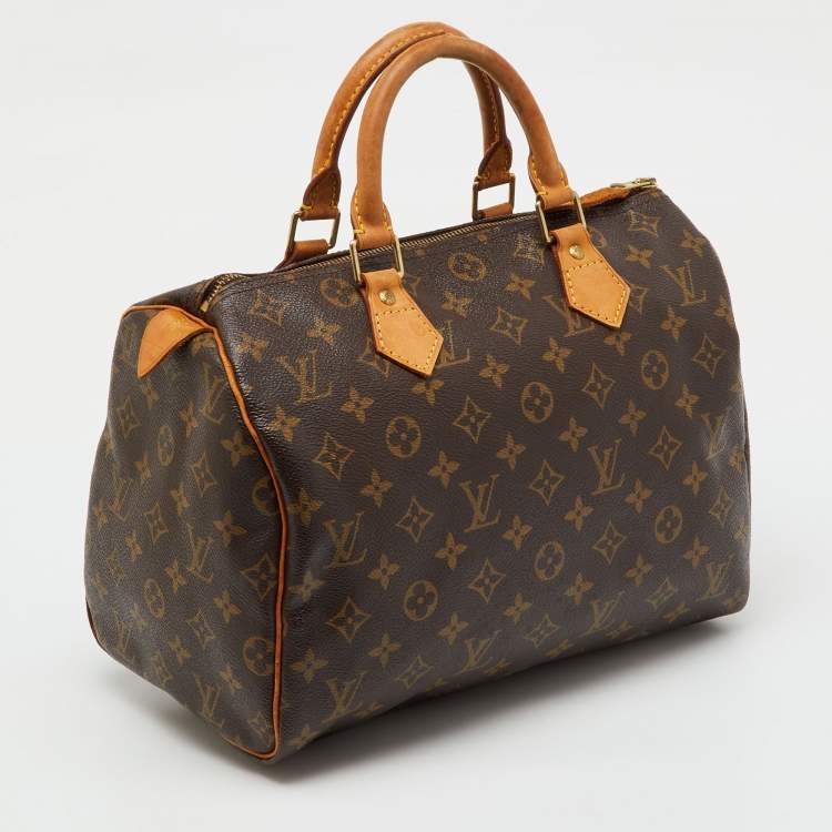 Pre Owned Louis Vuitton Monogram Canvas Speedy 30 Bag