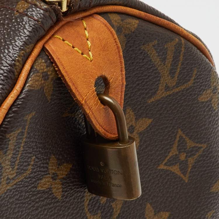 Pre Owned Louis Vuitton Monogram Canvas Speedy 30 Bag