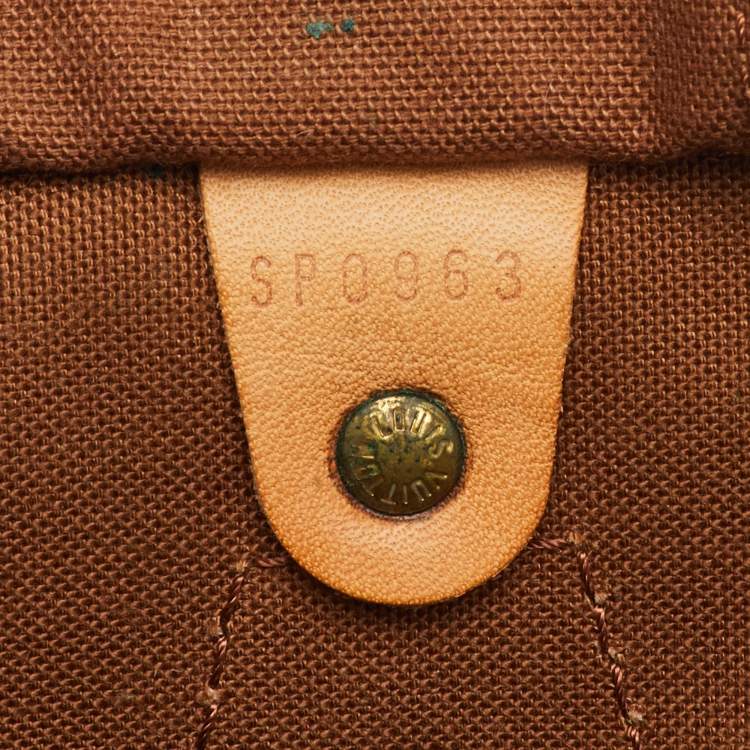 Pre Owned Louis Vuitton Monogram Canvas Speedy 30 Bag