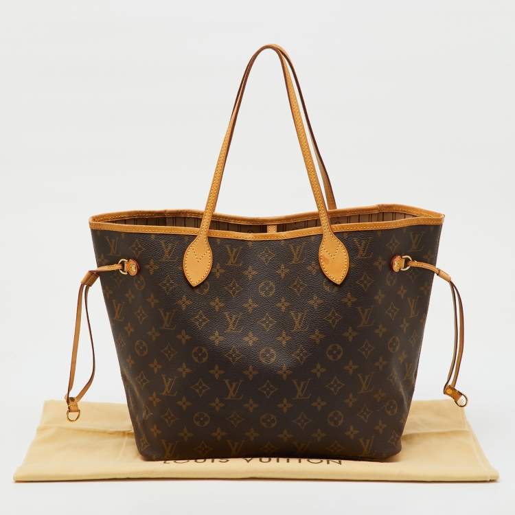 Pre Owned Louis Vuitton Monogram Canvas Neverfull MM Bag