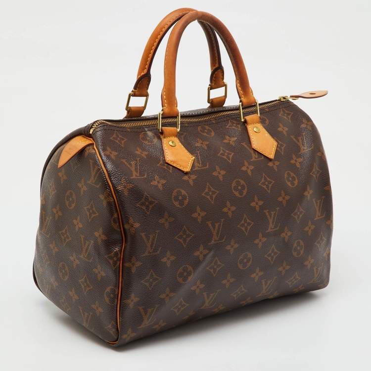 Pre Owned Louis Vuitton Monogram Canvas Speedy 30 Bag