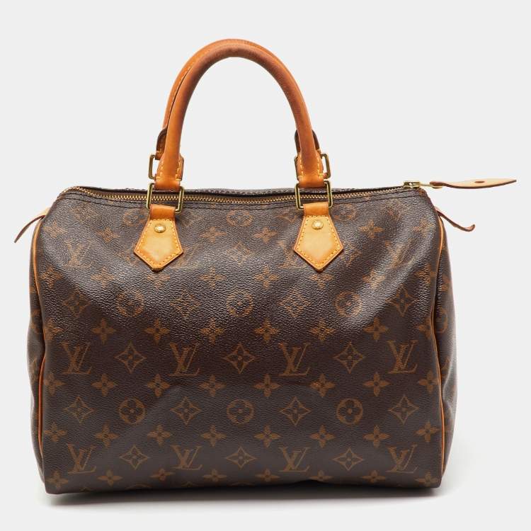 Pre Owned Louis Vuitton Monogram Canvas Speedy 30 Bag