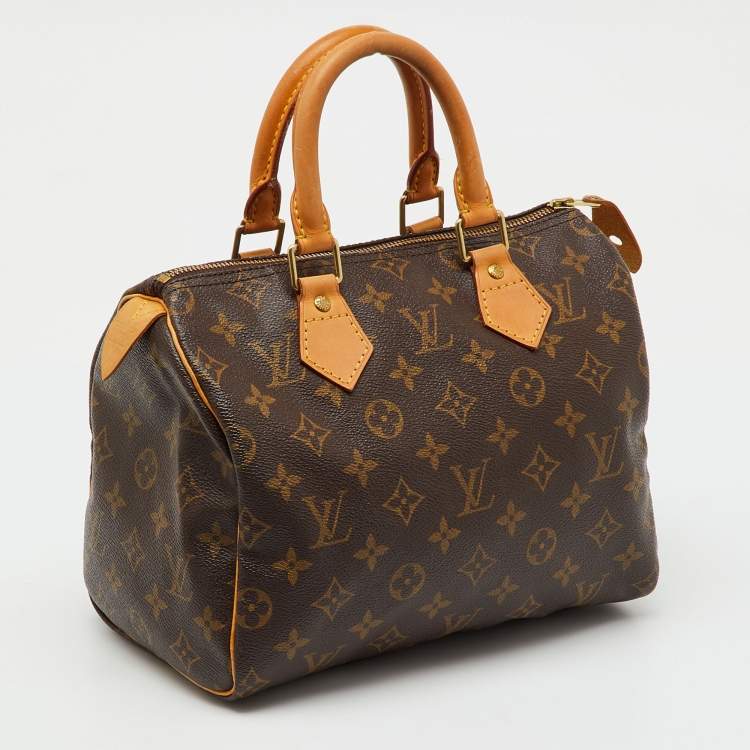 Pre Owned Louis Vuitton Monogram Canvas Speedy 25 Bag