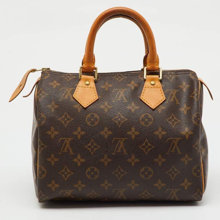 Pre Owned Louis Vuitton Monogram Canvas Speedy 25 Bag