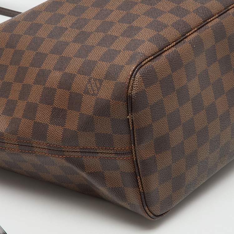 Pre Owned Louis Vuitton Damier Ebene Canvas Neverfull MM Bag