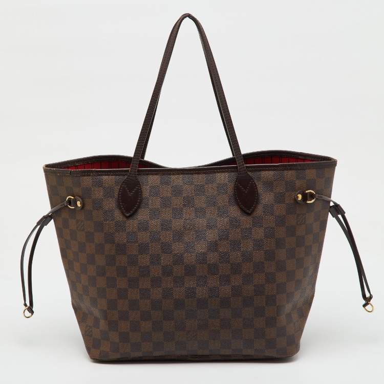 Pre Owned Louis Vuitton Damier Ebene Canvas Neverfull MM Bag