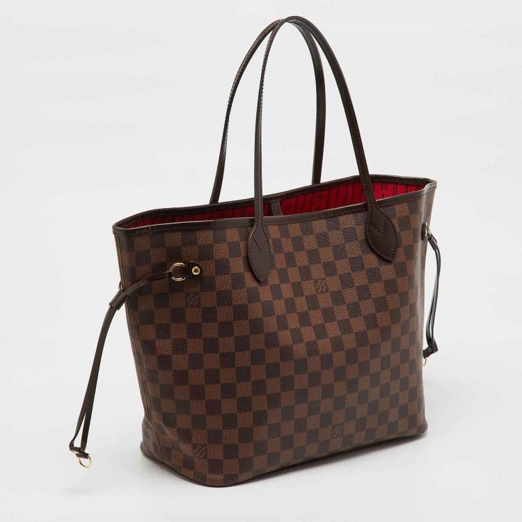 Pre Owned Louis Vuitton Damier Ebene Canvas Neverfull MM Bag