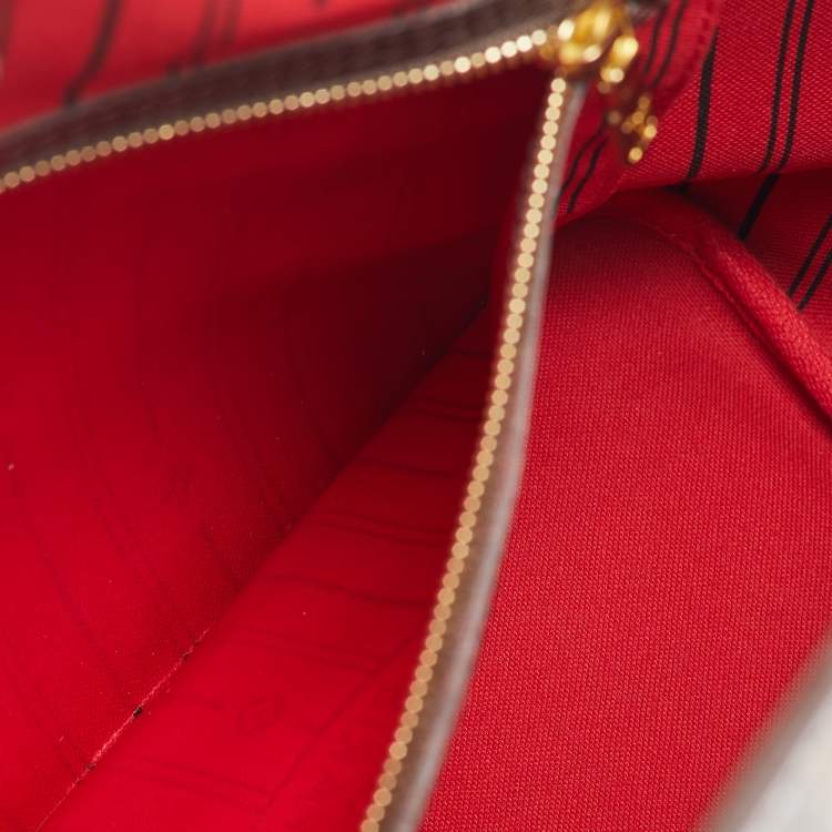 Pre Owned Louis Vuitton Damier Ebene Canvas Neverfull MM Bag