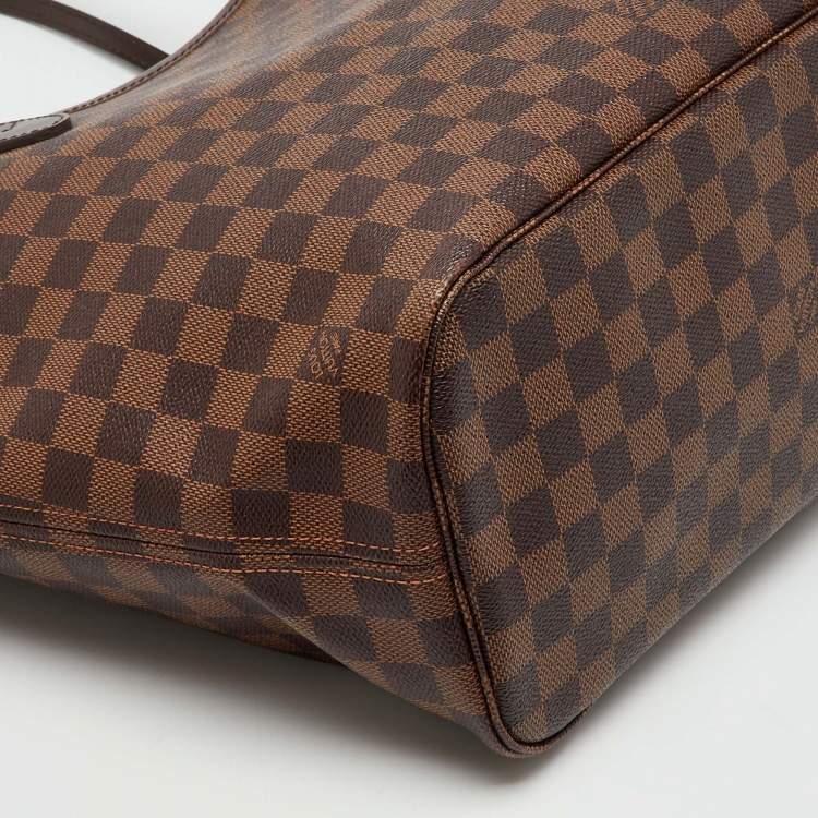 Pre Owned Louis Vuitton Damier Ebene Canvas Neverfull MM Bag