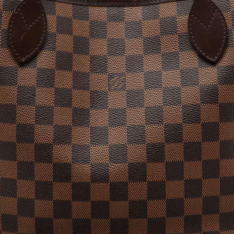 Pre Owned Louis Vuitton Damier Ebene Canvas Neverfull MM Bag