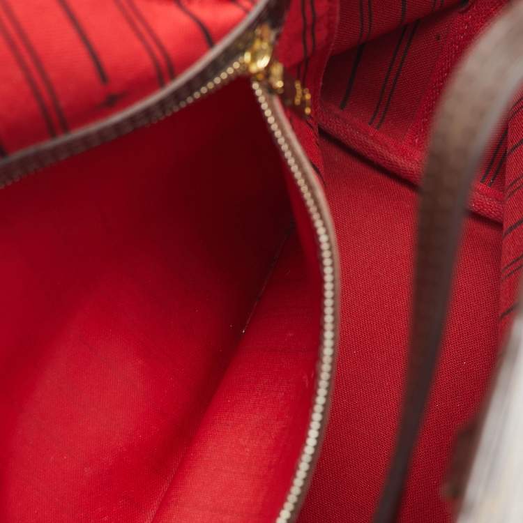 Pre Owned Louis Vuitton Damier Ebene Canvas Neverfull MM Bag