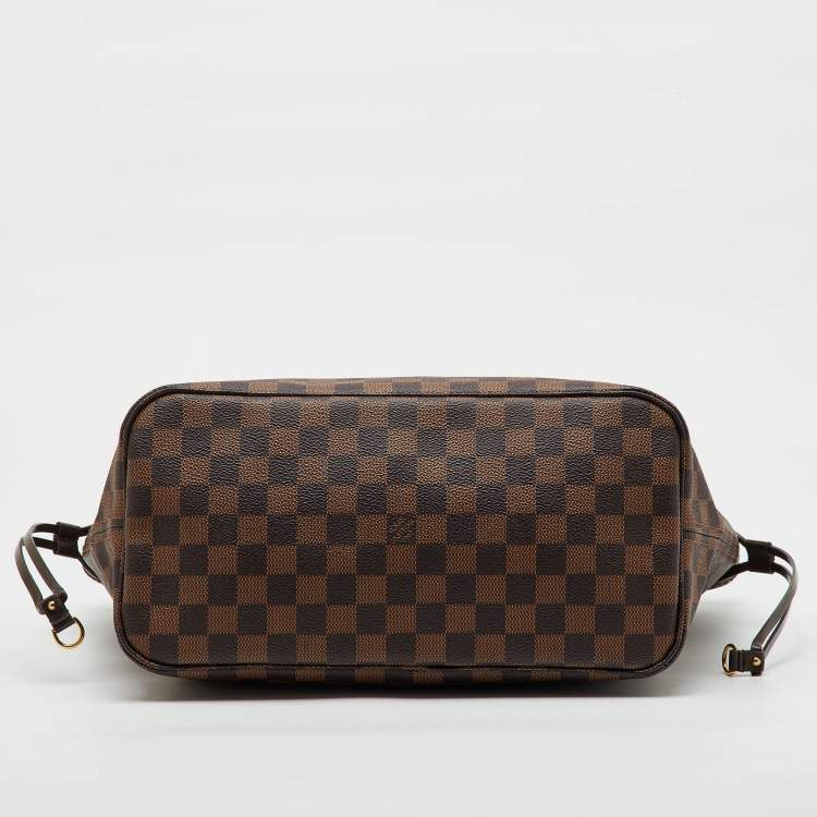 Pre Owned Louis Vuitton Damier Ebene Canvas Neverfull MM Bag