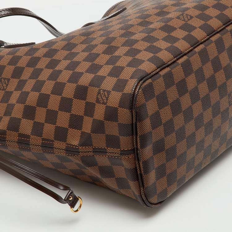 Pre Owned Louis Vuitton Damier Ebene Canvas Neverfull MM Bag