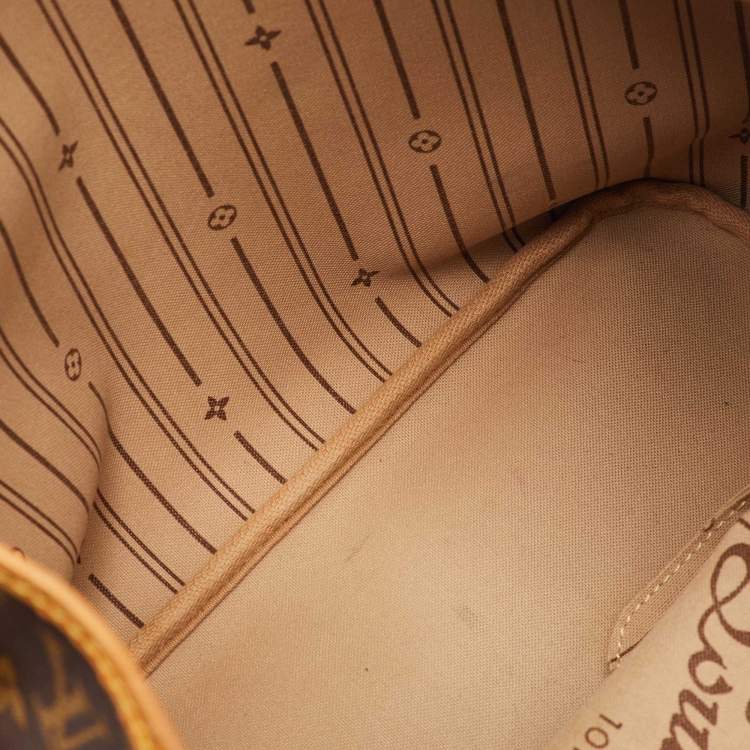 Pre Owned Louis Vuitton Monogram Canvas Neverfull MM Bag
