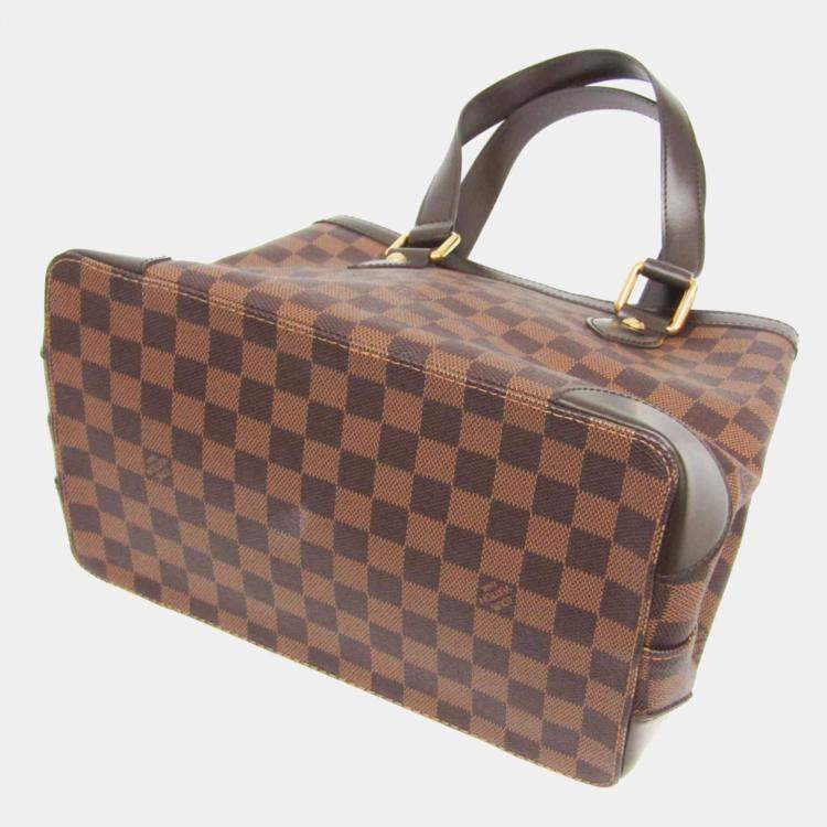 Pre Owned Louis Vuitton Hampstead PM Damier Ebene Canvas Handbag
