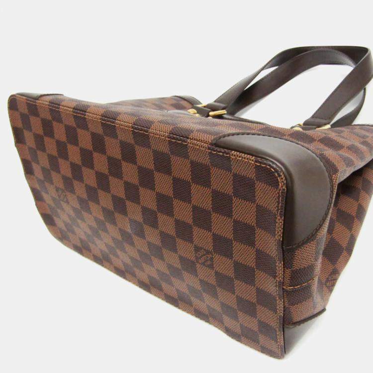 Pre Owned Louis Vuitton Hampstead PM Damier Ebene Canvas Handbag