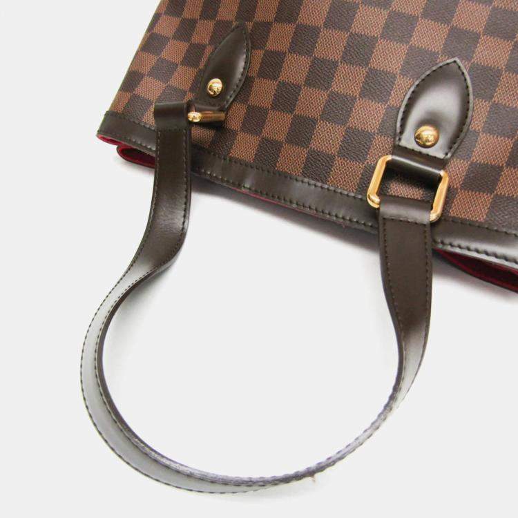 Pre Owned Louis Vuitton Hampstead PM Damier Ebene Canvas Handbag
