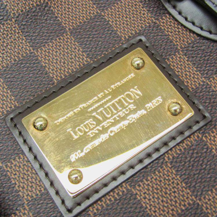 Pre Owned Louis Vuitton Hampstead PM Damier Ebene Canvas Handbag