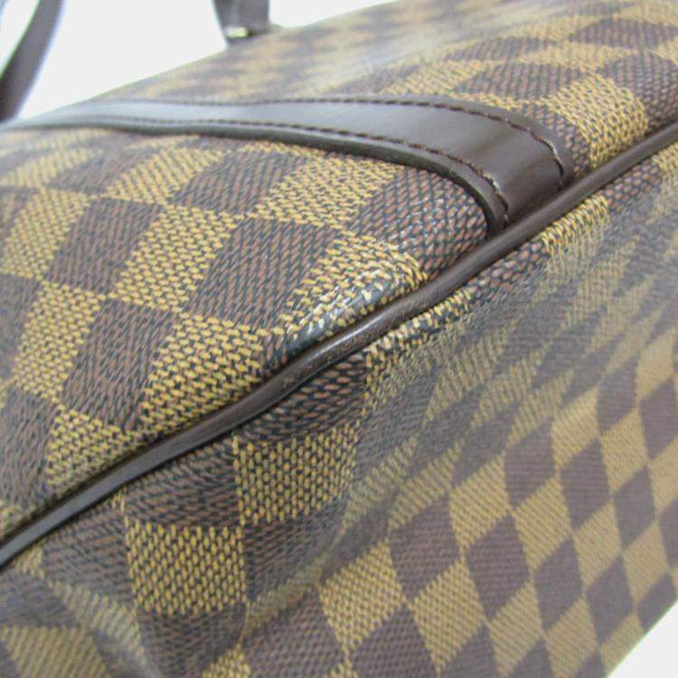Pre Owned Louis Vuitton Sac Shopping Damier Brown Canvas Tote Bag