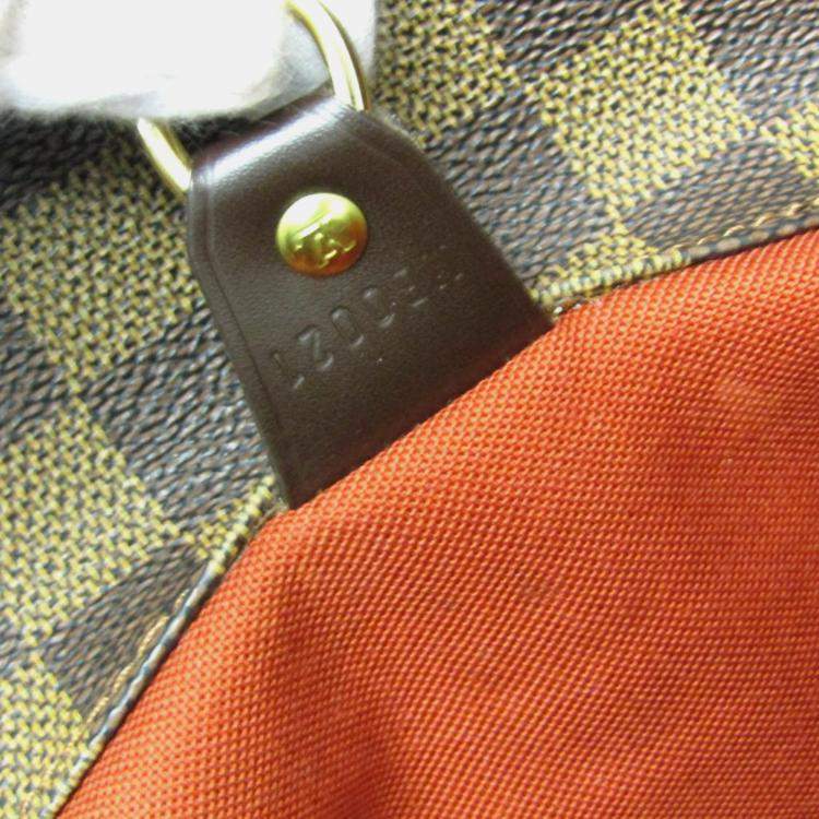 Pre Owned Louis Vuitton Sac Shopping Damier Brown Canvas Tote Bag