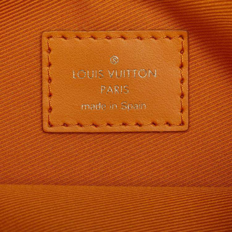 Pre Owned Louis Vuitton Double Flat Antartica Messenger Gray Monogram Canvas Shoulder Bag
