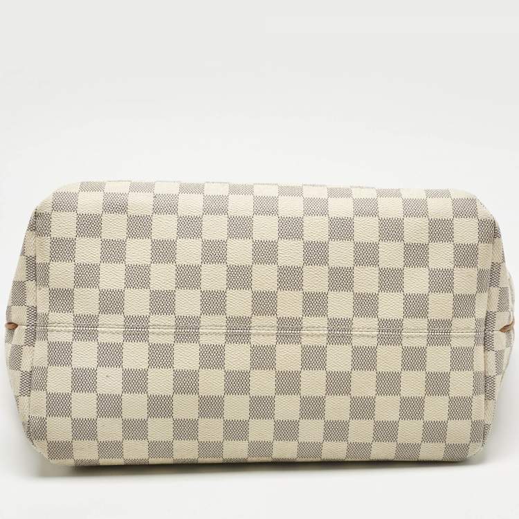 Pre Owned Louis Vuitton Damier Azur Canvas Limited Edition Beach Cabas PM Bag