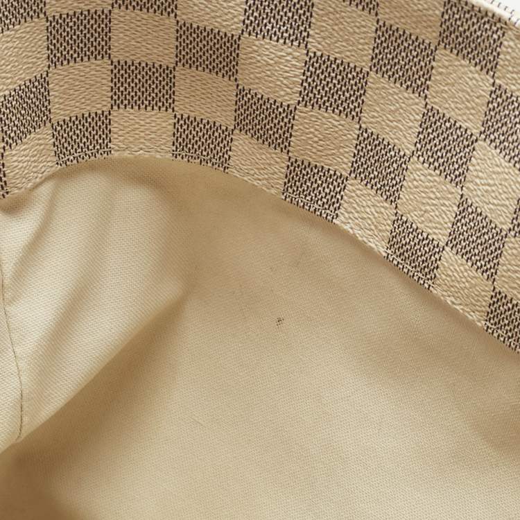Pre Owned Louis Vuitton Damier Azur Canvas Limited Edition Beach Cabas PM Bag