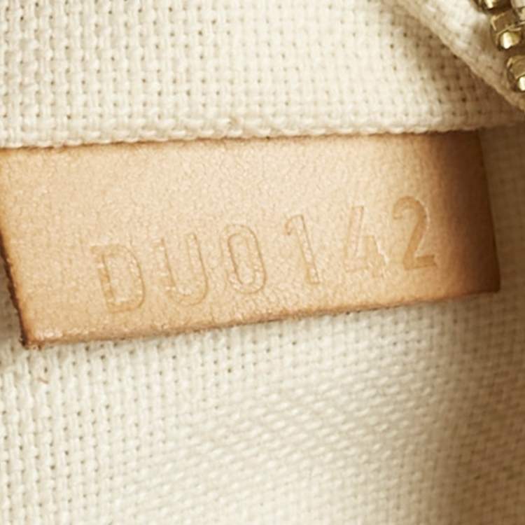 Pre Owned Louis Vuitton Damier Azur Canvas Limited Edition Beach Cabas PM Bag