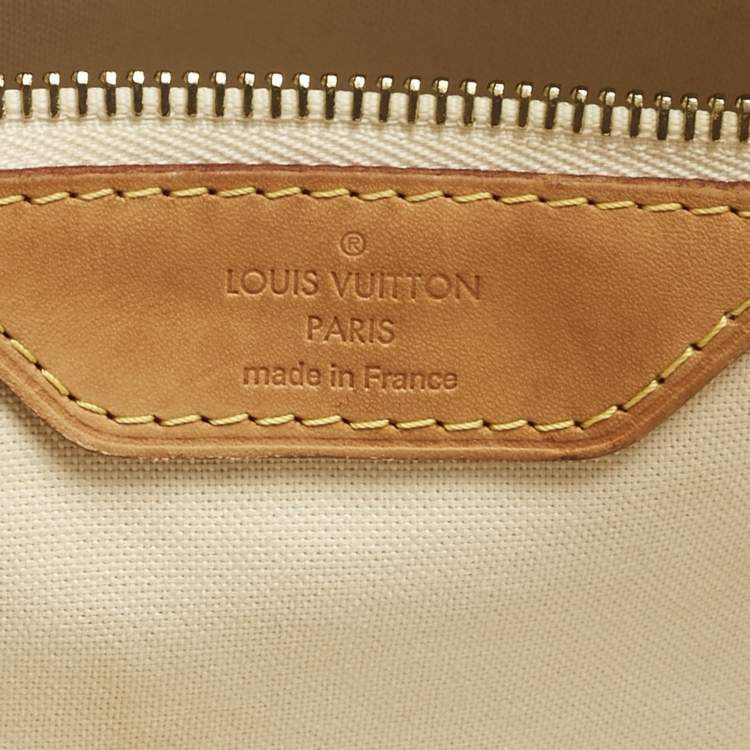 Pre Owned Louis Vuitton Damier Azur Canvas Limited Edition Beach Cabas PM Bag