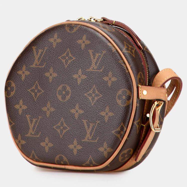 Pre Owned Louis Vuitton Brown Monogram Boite Chapeau Souple PM